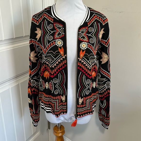 Freyja Embroidered Bomber - Picture 3 of 7